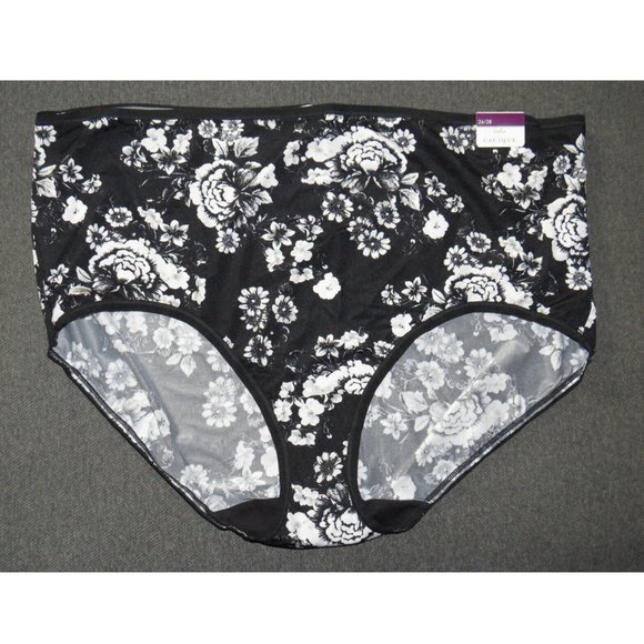 Cacique Intimates & Sleepwear New Plus Size 2628 Cacique Silky Stretchy Black Floral Full